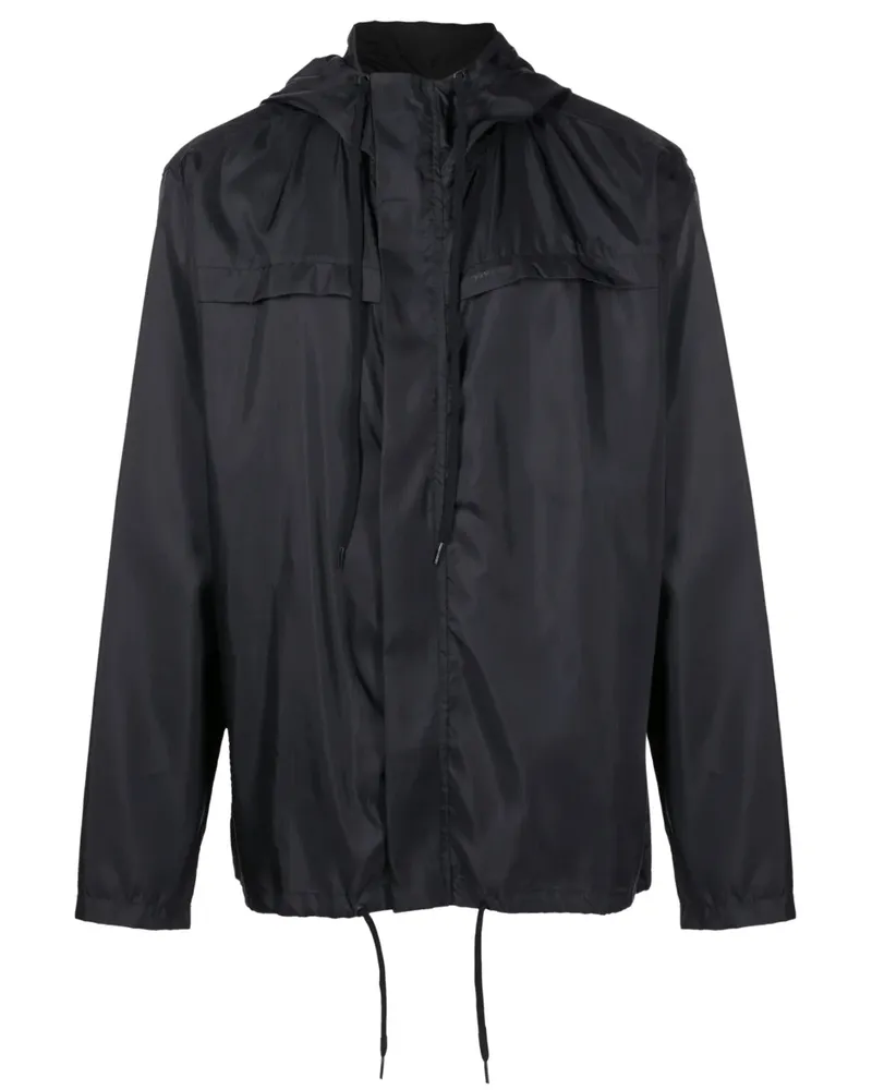 Osklen Windbreaker mit Kapuze - Schwarz Schwarz