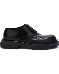 Jil Sander Derby-Schuhe mit runder Kappe Schwarz