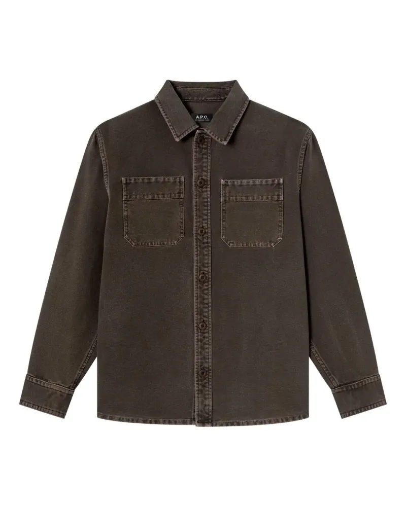 A.P.C. Noah Hemdjacke - Braun Braun