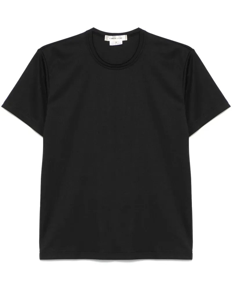 Comme des Garçons T-Shirt mit rundem Ausschnitt - Schwarz Schwarz