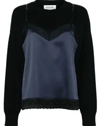 Monse Klassischer Pullover Schwarz