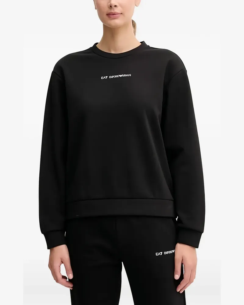 EA7 logo sweatshirt - Schwarz Schwarz