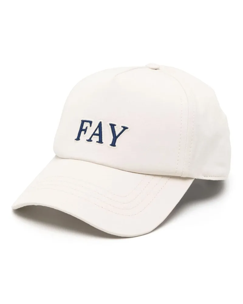 Fay Baseballkappe mit Logo-Stickerei - Nude Nude