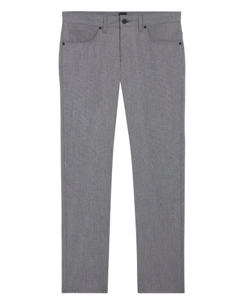 HUGO BOSS Melierte Slim-Fit-Hose - Grau Grau