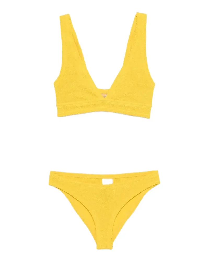 Hunza G Carla crinkled bikini - Gelb Gelb