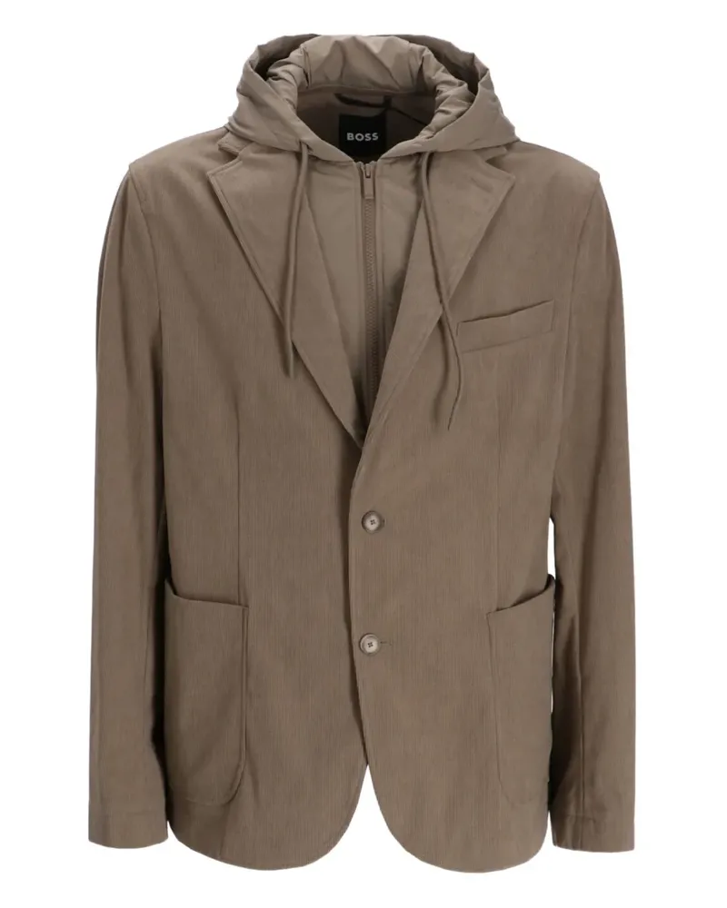 HUGO BOSS Jacke mit Kapuze - Nude Nude