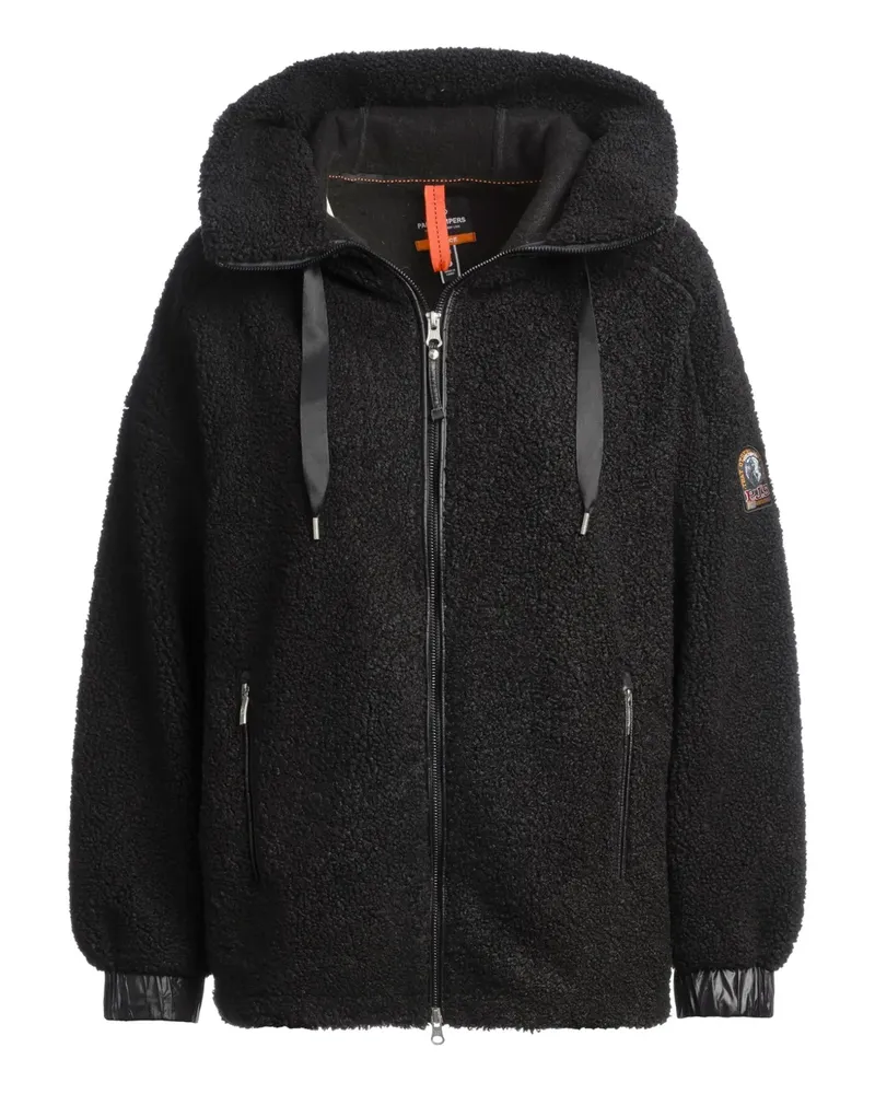 Parajumpers Fleecejacke mit Kapuze - Schwarz Schwarz