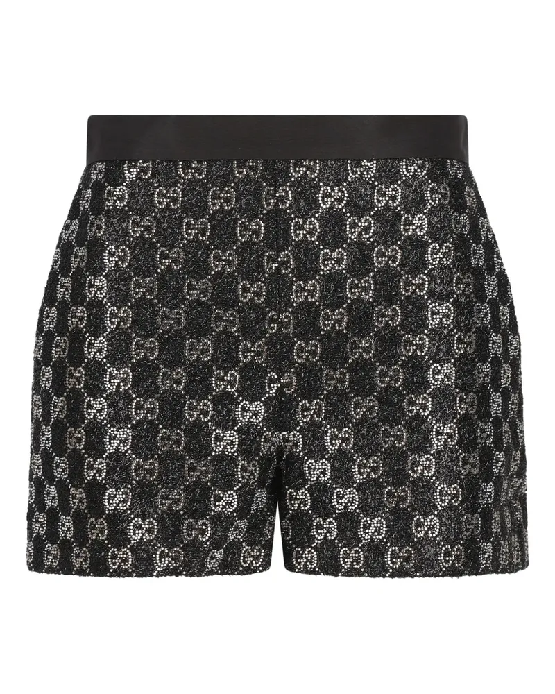 Gucci Shorts mit Logo-Muster - Schwarz Schwarz