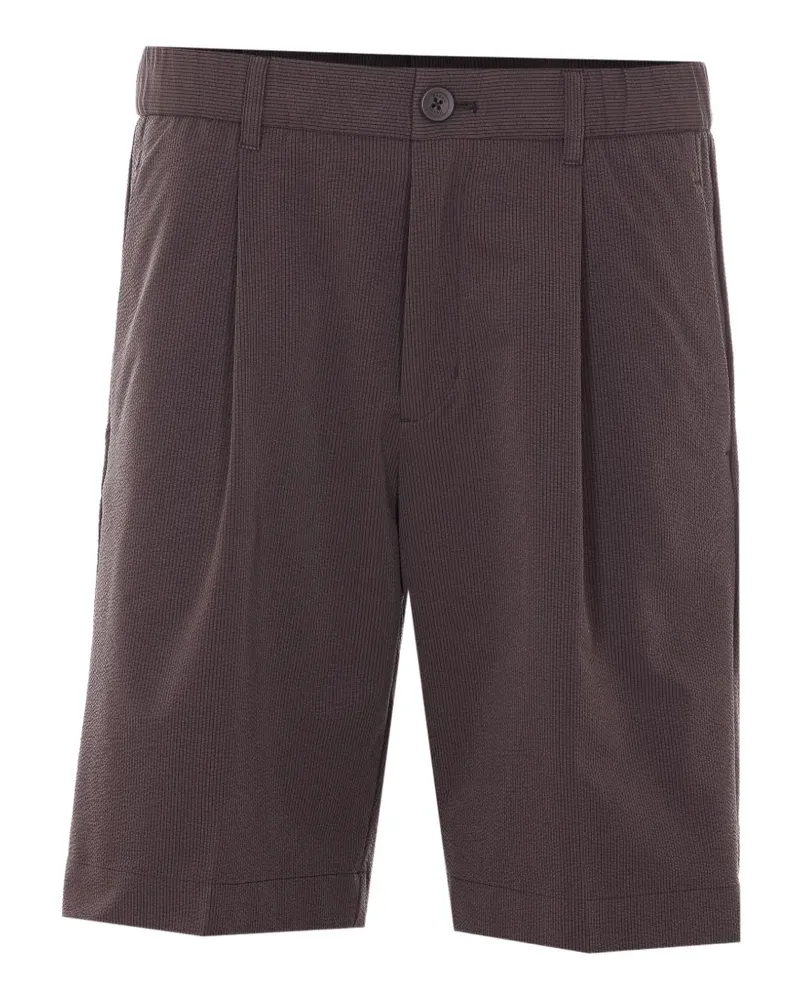 Herno elasticated lateral pockets shorts - Braun Braun