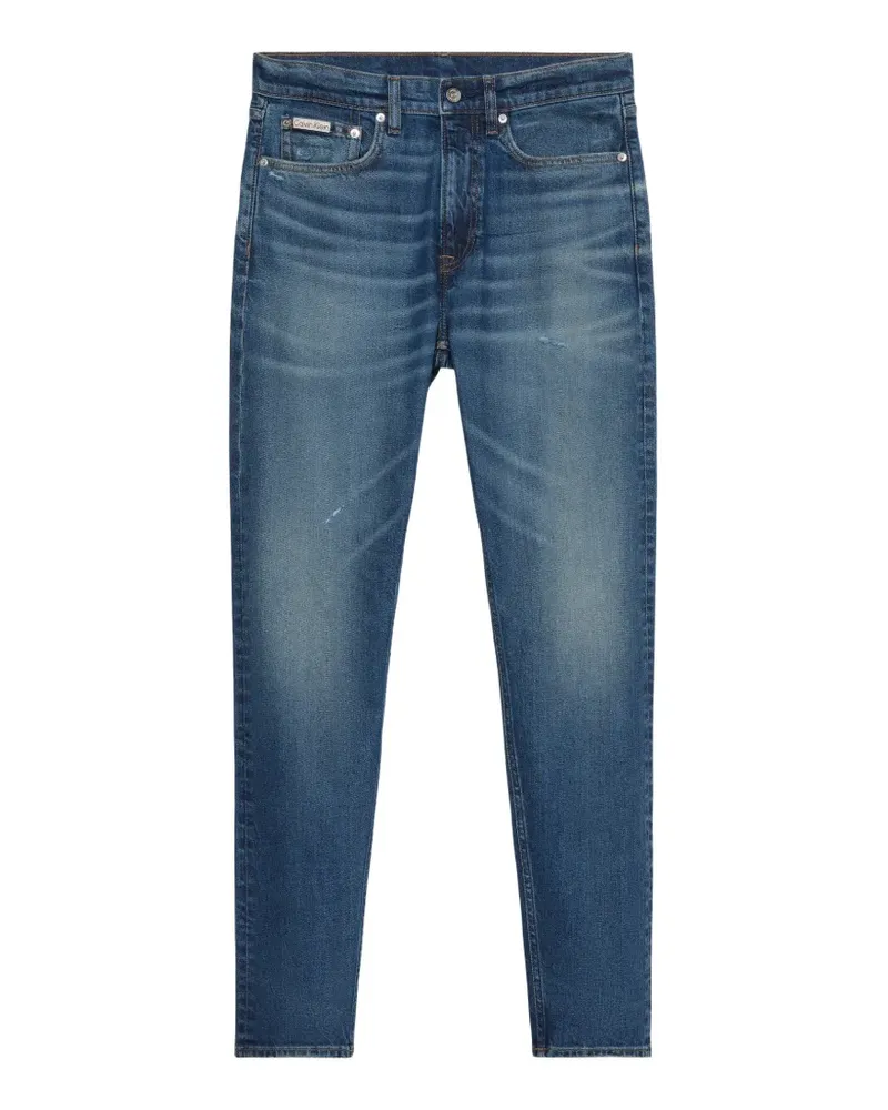 Calvin Klein Jeans im Distressed-Look - Blau Blau