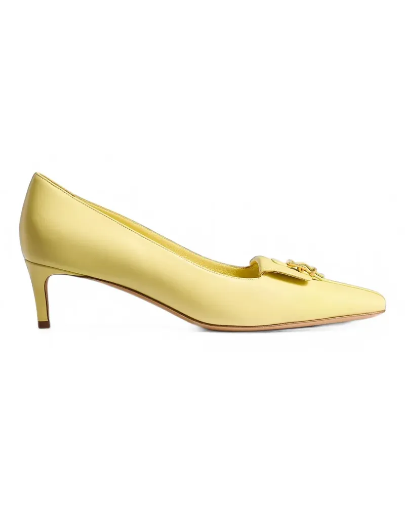 KHAITE Celia Pumps mit Schnalle - Gelb Gelb
