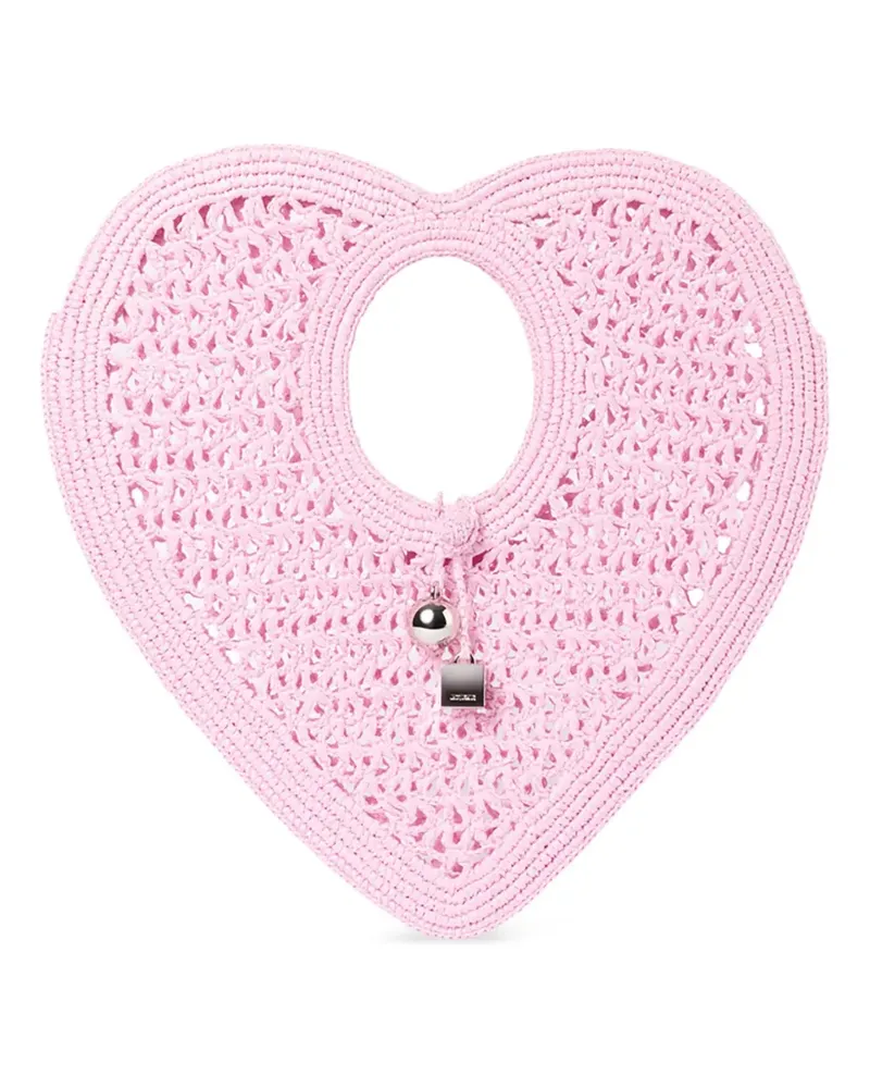 Jacquemus Spiaggia Coeur tote bag - Rosa Rosa