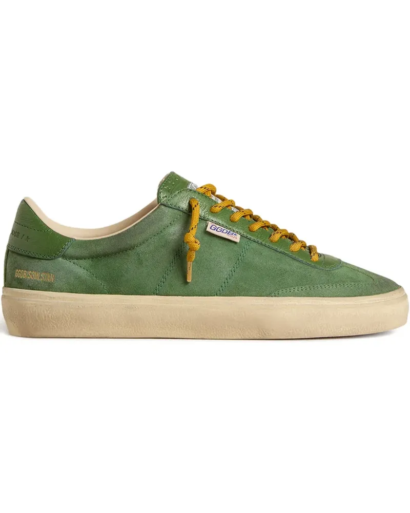 Golden Goose Soul Star suede leather sneakers - Grün Grün
