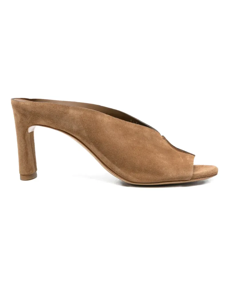 Roberto del Carlo Sandalen mit mandelförmiger Kappe - Braun Braun