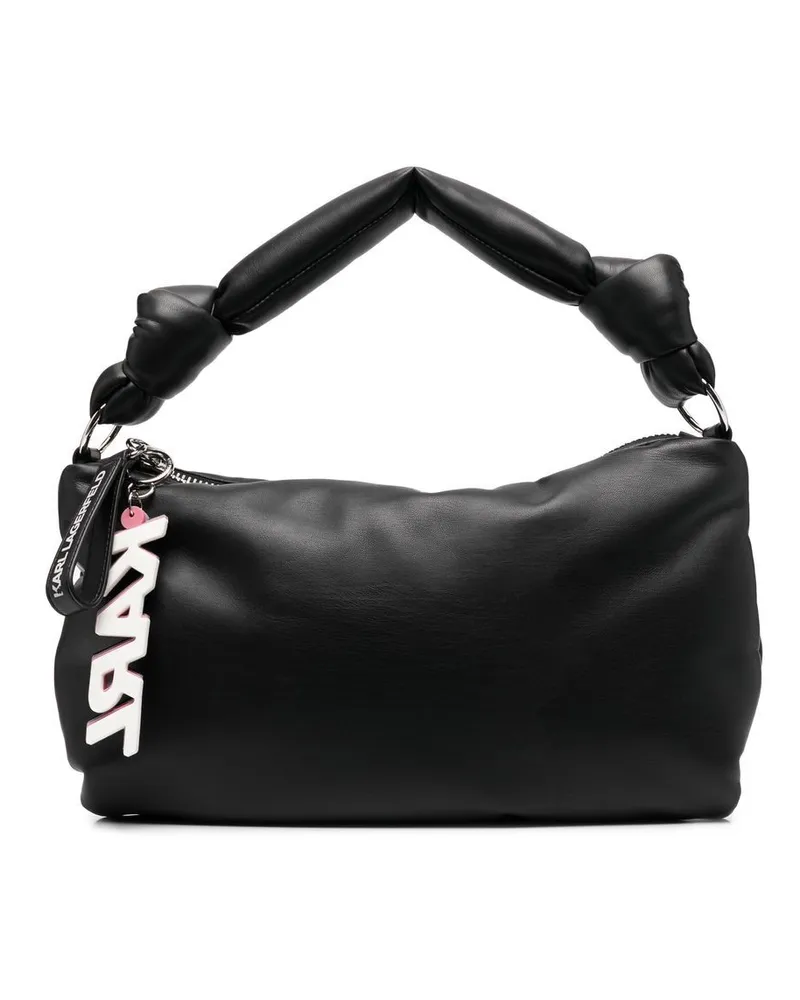 Karl Lagerfeld K/Knotted Schultertasche - Schwarz Schwarz