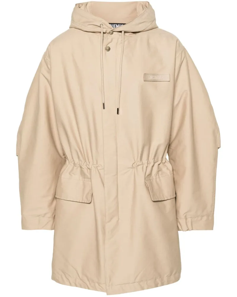 Jacquemus Le Parka Marrone Kapuzenmantel - Braun Braun