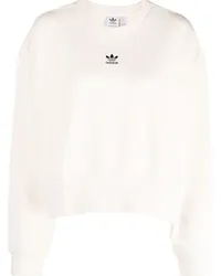 adidas Sweatshirt mit Logo-Stickerei Nude