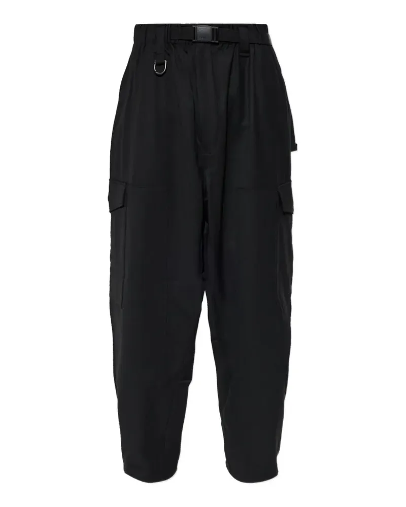 Y-3 Cargohose mit Schnalle - Schwarz Schwarz