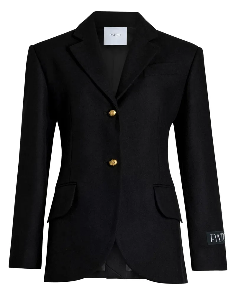 Patou Jacke mit Gürtel - Schwarz Schwarz
