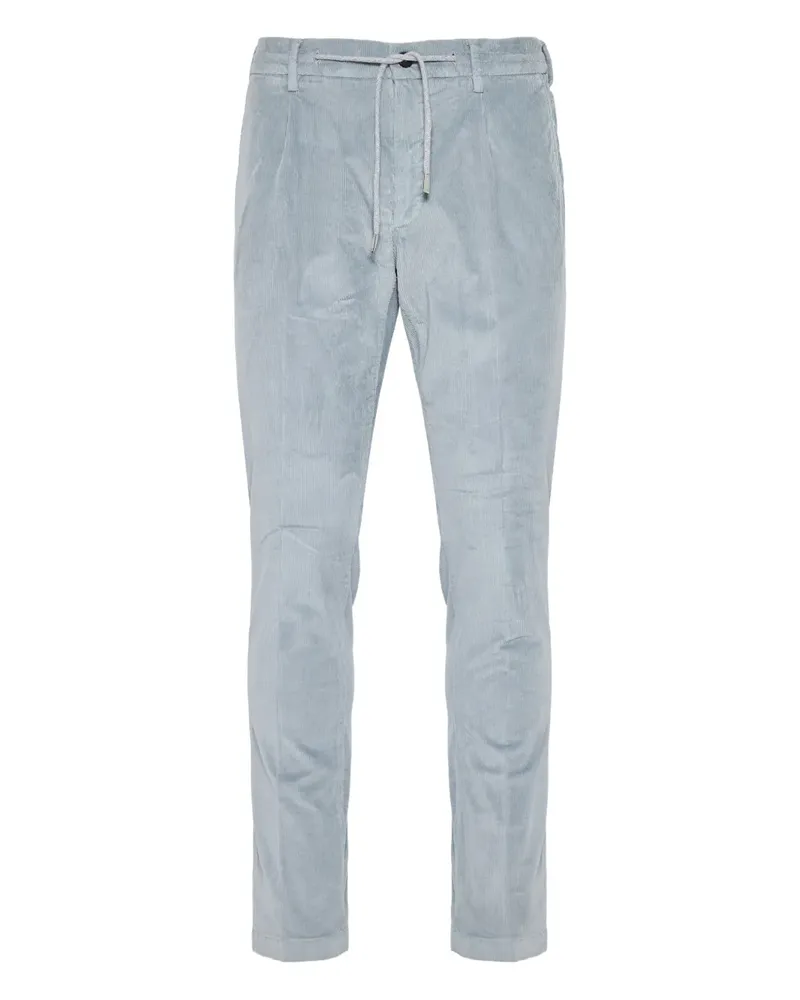 Eleventy Bundfaltenhose mit Kordelzug - Blau Blau
