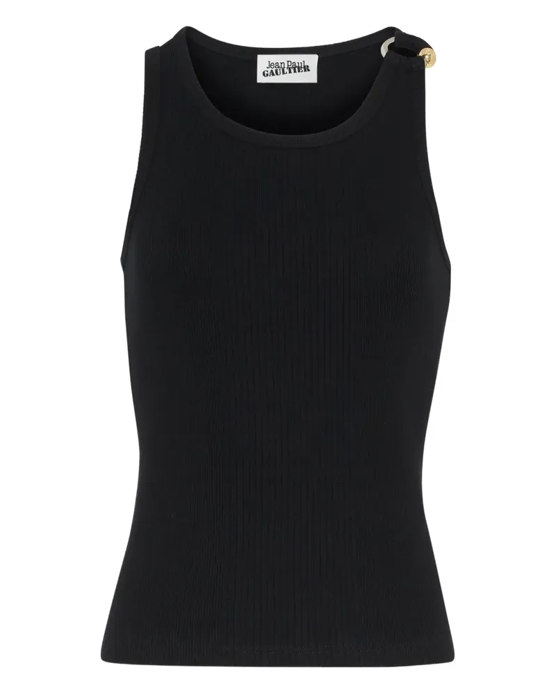 Jean Paul Gaultier Le Débardeur Piercing Noir - Schwarz Schwarz