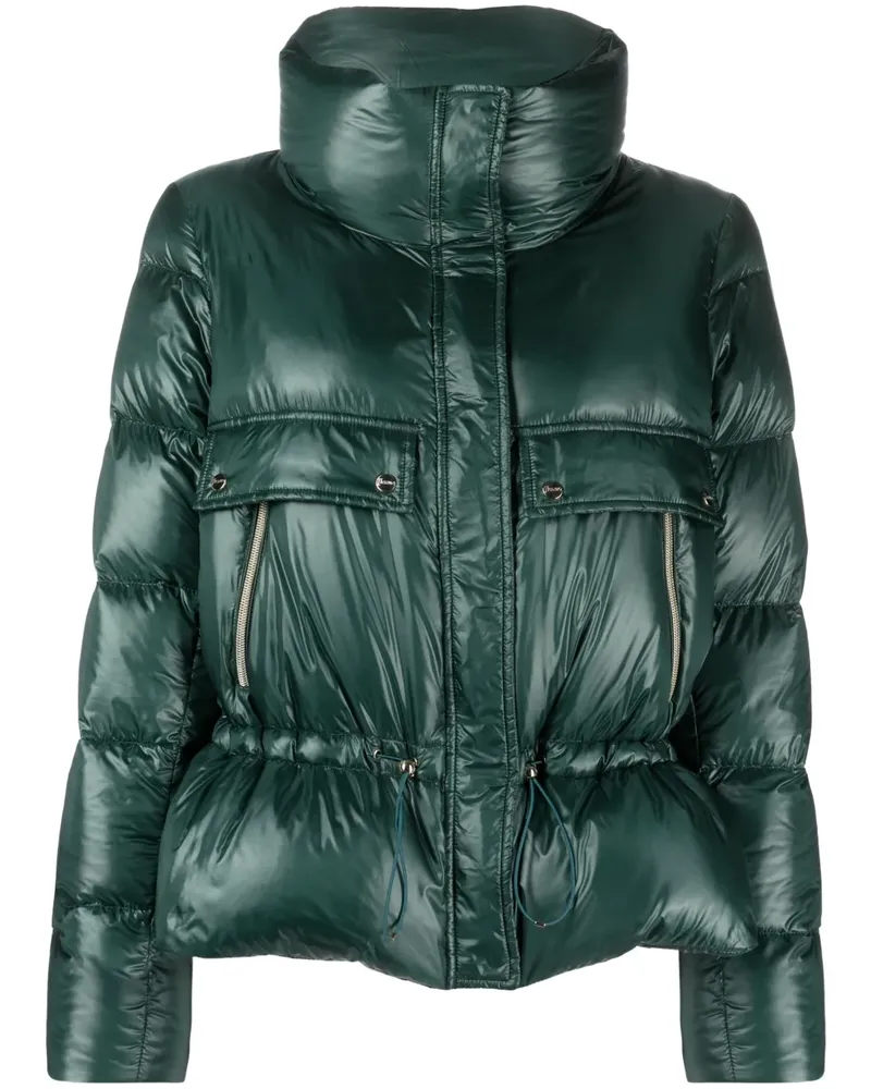Herno Jacke mit Schößchen - Grün Grün