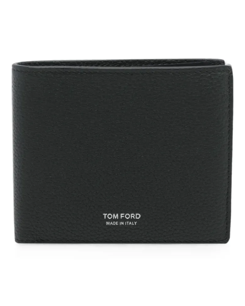 Tom Ford T Line grained leather wallet - Grün Grün