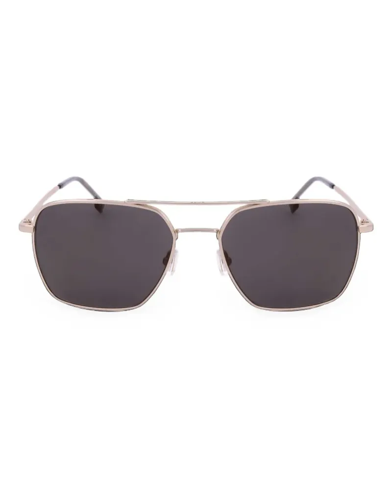 HUGO BOSS geometric-frame sunglasses - Gold Gold