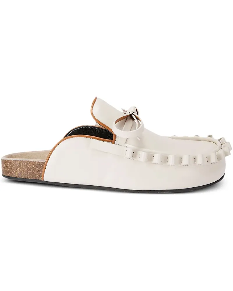 J.W.Anderson Loafer aus Leder - Weiß Weiß