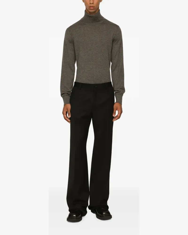 Dolce & Gabbana Kaschmirpullover mit Stehkragen - Grau Grau