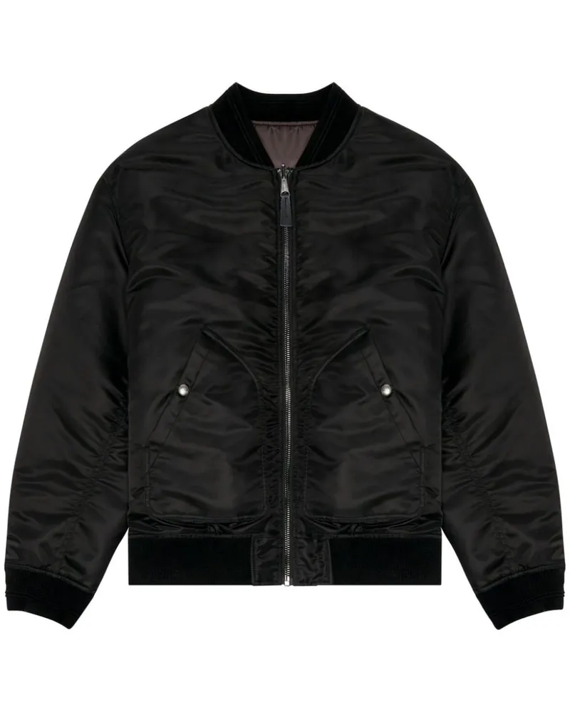 Diesel J-Held Bomberjacke - Schwarz Schwarz