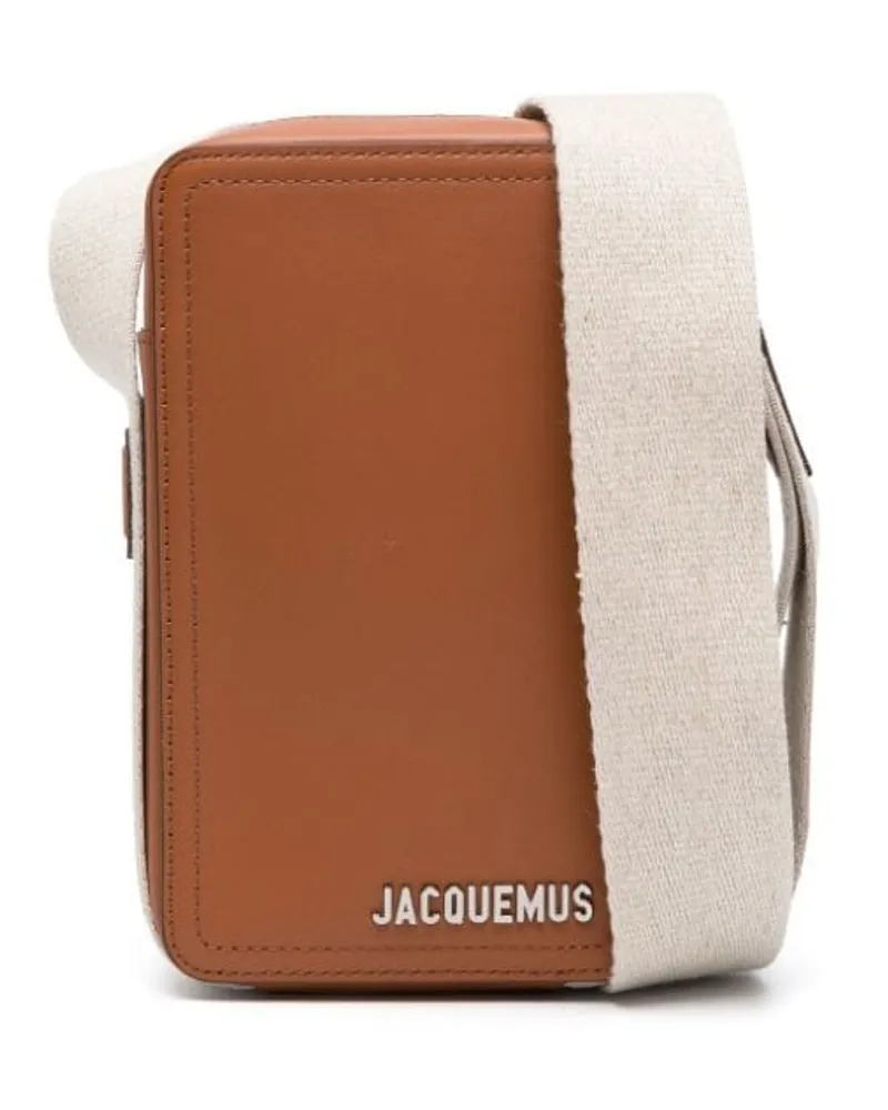 Jacquemus Le Cuerda Vertical Kuriertasche Braun