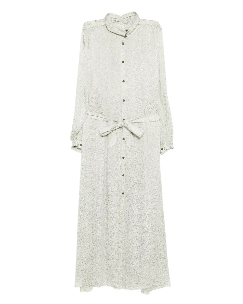 forte_forte Peties-Pois Kleid - Grün Grün