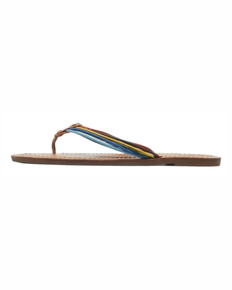 Tory Burch Flache Sandalen - Nude Nude