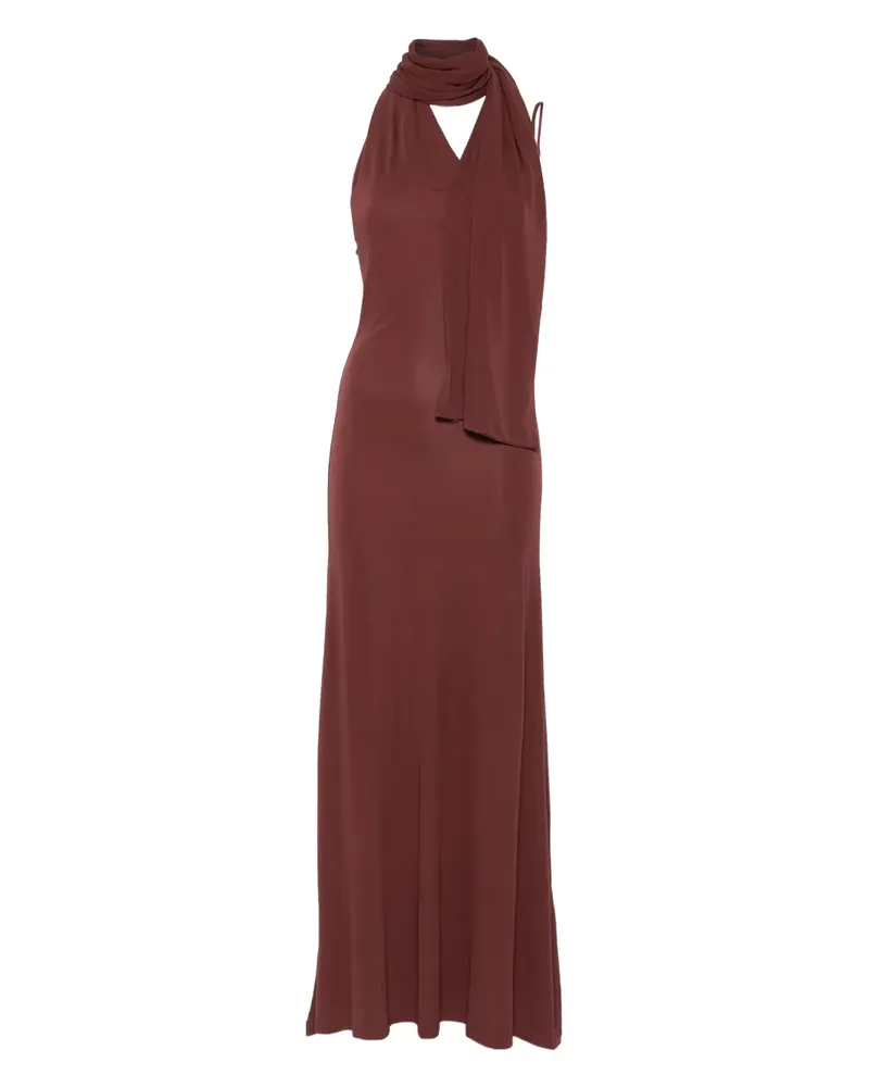 Aya Muse Maxikleid mit Neckholder - Rot Rot