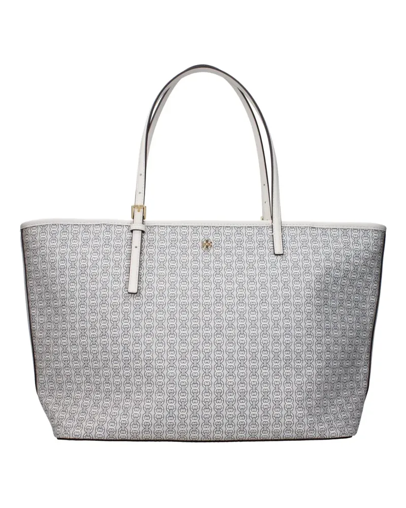 Tory Burch Ella geometric-print tote bag - Weiß Weiß
