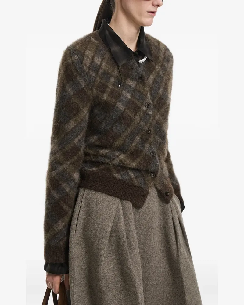 JNBY Geknöpfter Jacquard-Cardigan - Braun Braun