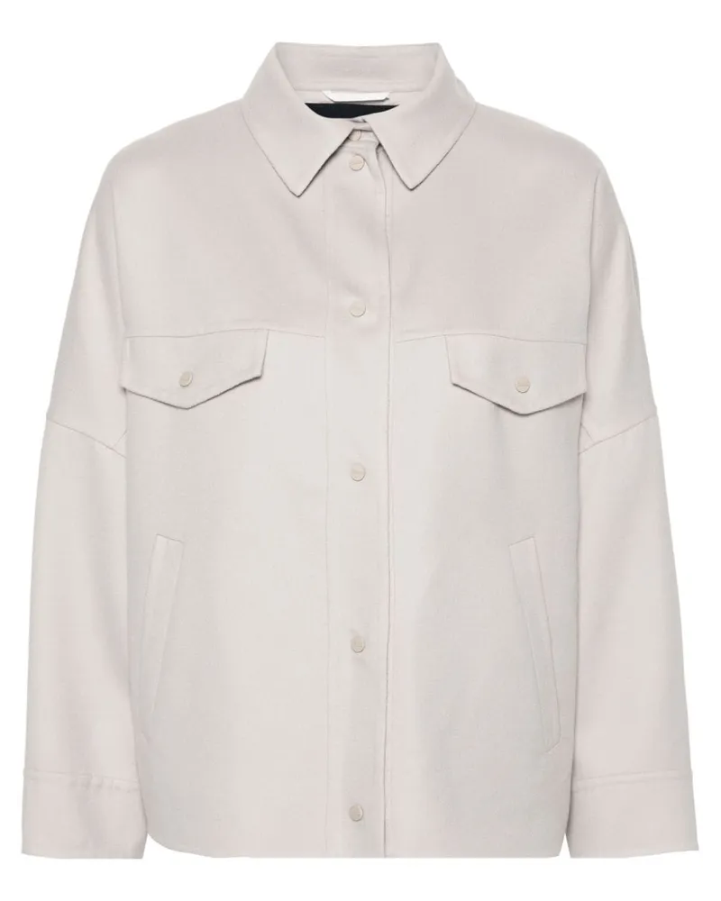 Herno Hemdjacke aus Flanell - Grau Grau