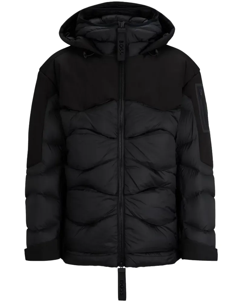 HUGO BOSS Wattierte J_Convex Jacke - Schwarz Schwarz
