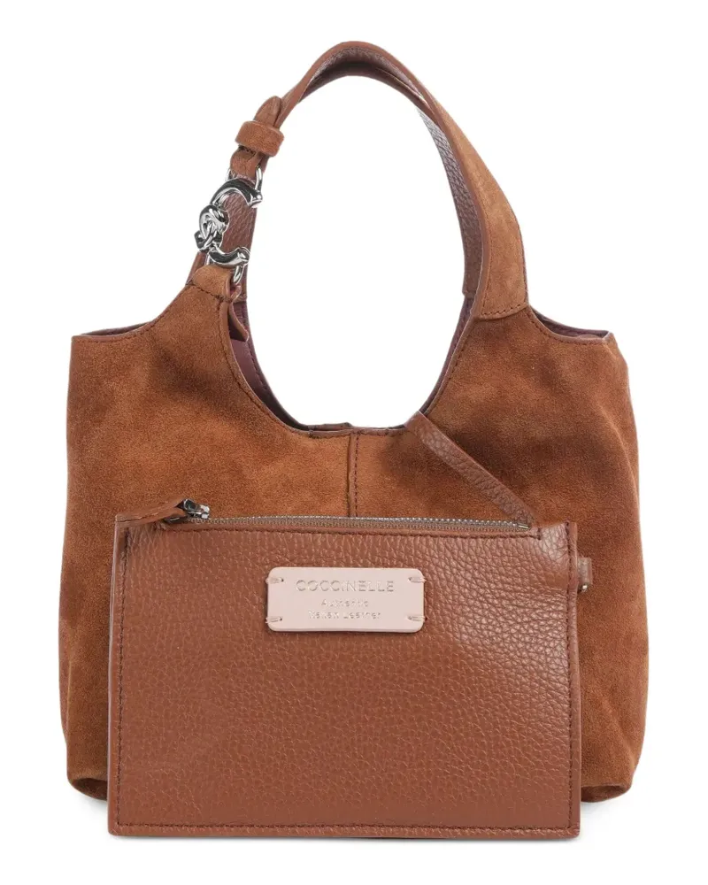 Coccinelle C-Easy Tote Bag aus Wildleder - Braun Braun