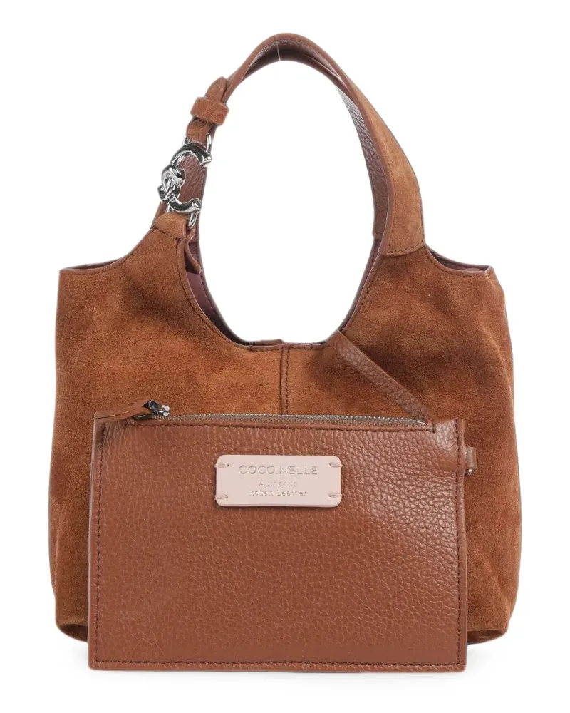 Coccinelle C-Easy Tote Bag aus Wildleder - Braun Braun