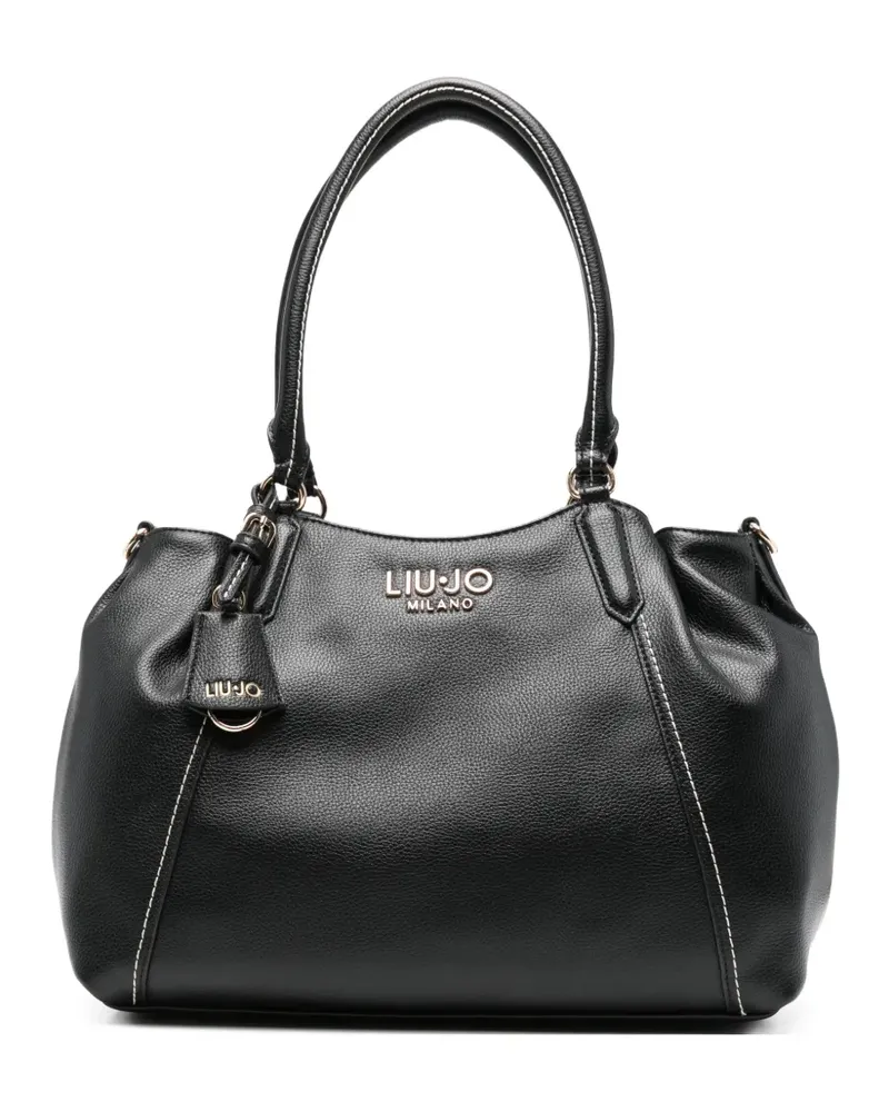 Liu Jo Shopper mit Logo - Schwarz Schwarz