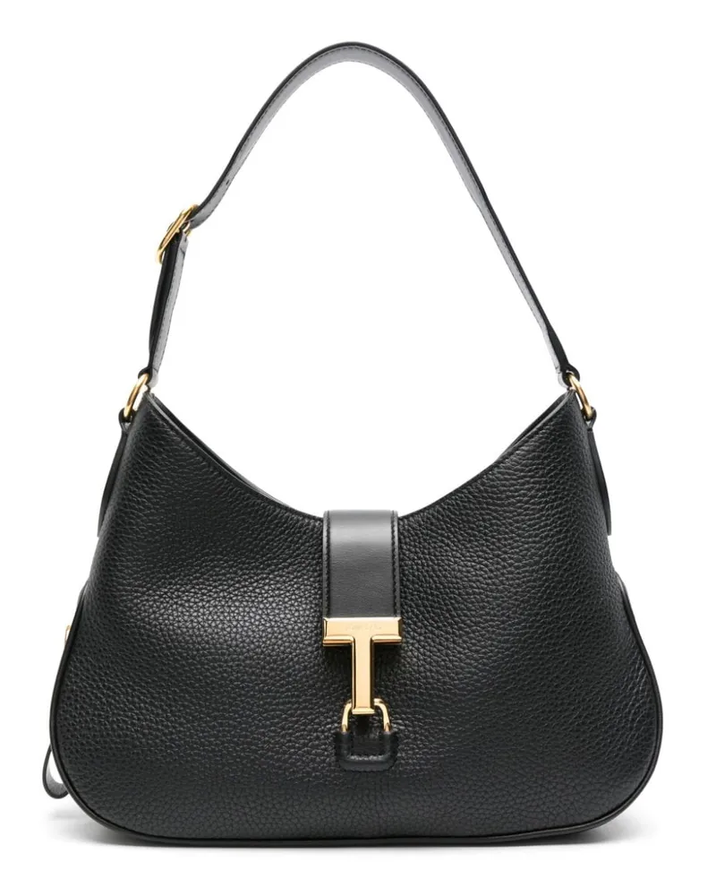 Tom Ford Mittelgroße Monarch Schultertasche - Schwarz Schwarz