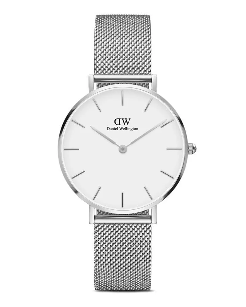 Daniel Wellington Petite Sterling 32mm Weiß