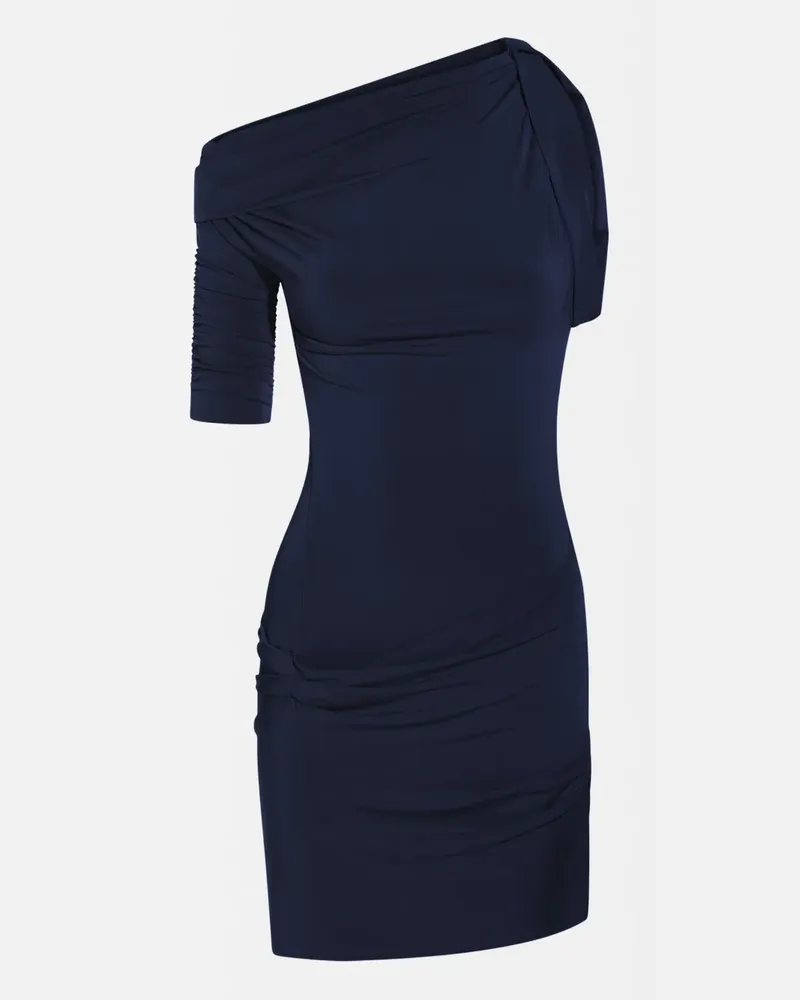 Jacquemus Einschultriges Minikleid - Blau Blau