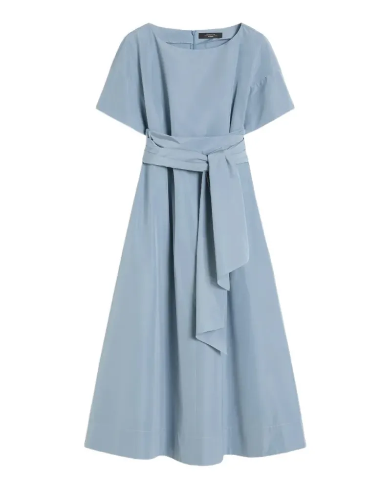Max Mara Kleid mit Gürtel - Blau Blau