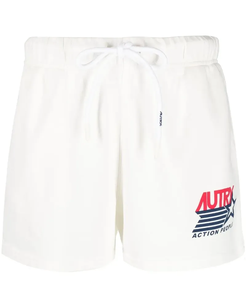 AUTRY Shorts mit Kordelzug - Weiß Weiß