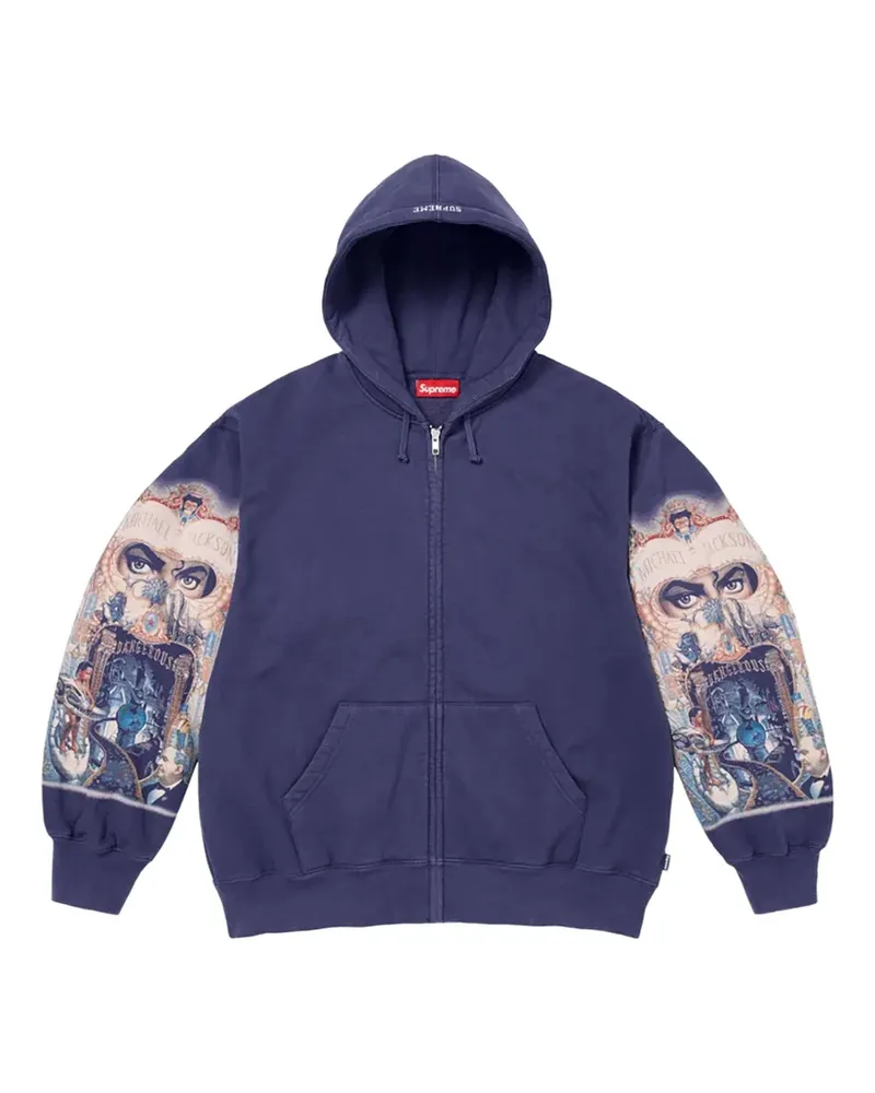 Supreme Being zip-up hoodie - Violett Violett