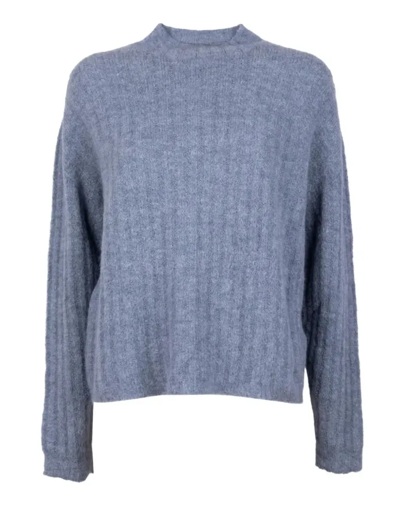 Vicario Cinque ribbed-knit mock-neck sweater - Blau Blau