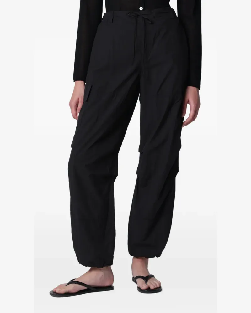 Dunst drawstring-waist cargo pants - Schwarz Schwarz